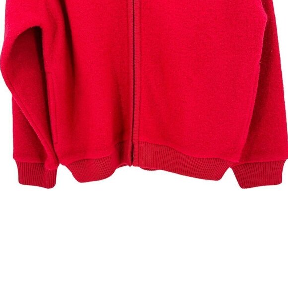Georgia Bulldogs Coat Vintage Red 100% Wool Full Zip Pockets Game Day Women's LG - Picture 5 of 8